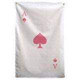 Ace of Spades Wall Flag